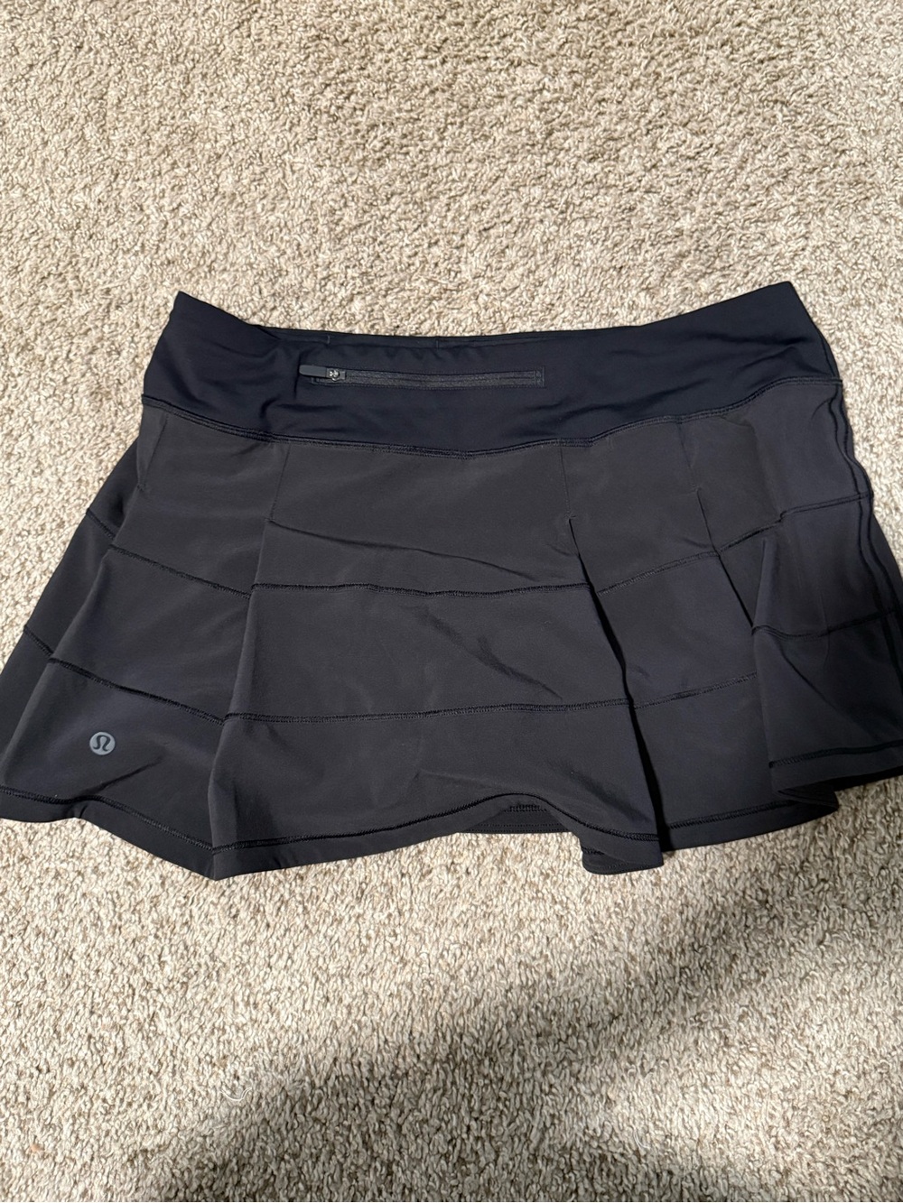 lululemon athletica Black Pace Rival Skirt